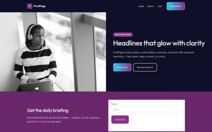 Theme FirstPage