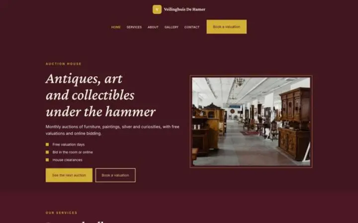 Theme Veilinghuis De Hamer