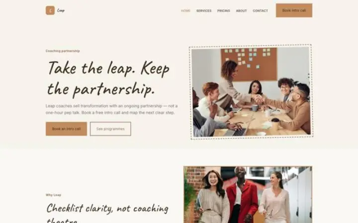 Theme Leap