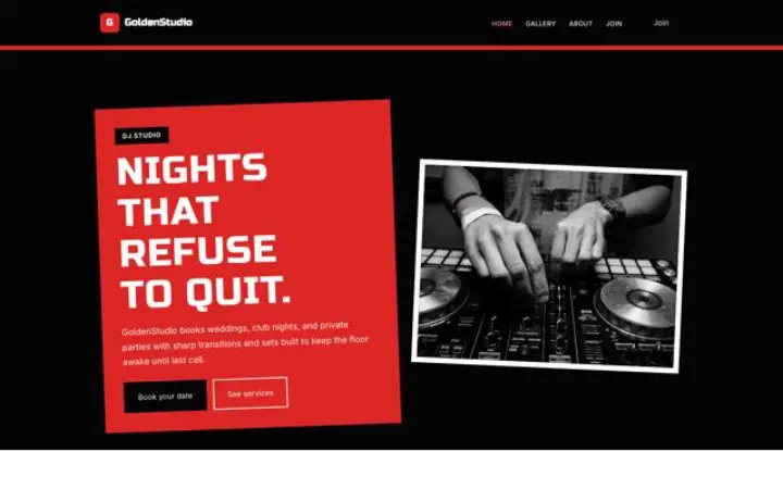 Theme GoldenStudio