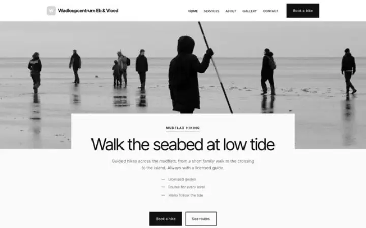 Website für Wattwandern