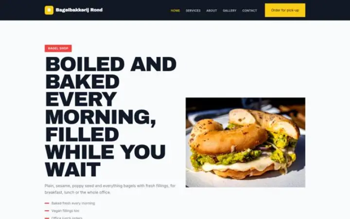 Theme Bagelbakkerij Rond