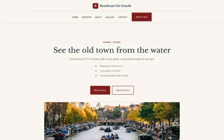 Theme Rondvaart De Gracht