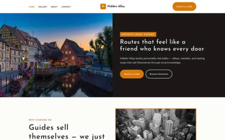 Theme Hidden Alley