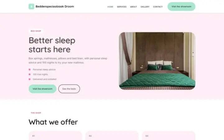 Theme Beddenspeciaalzaak Droom