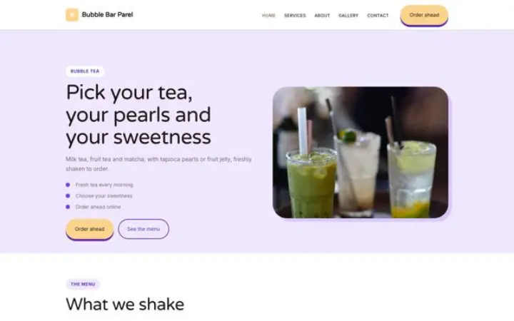 Theme Bubble Bar Parel