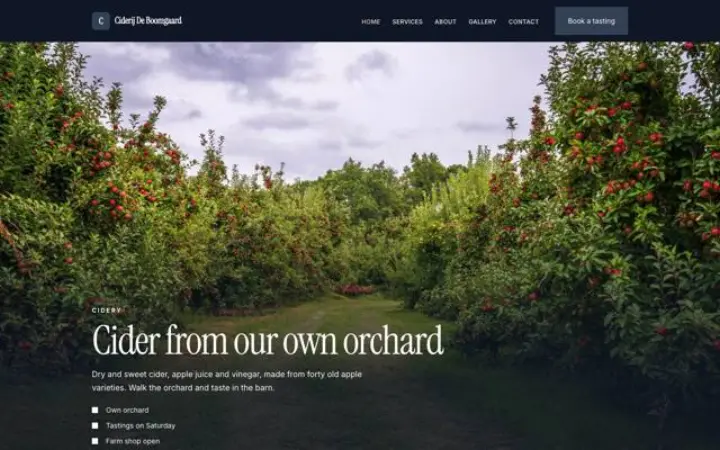 Theme Ciderij De Boomgaard