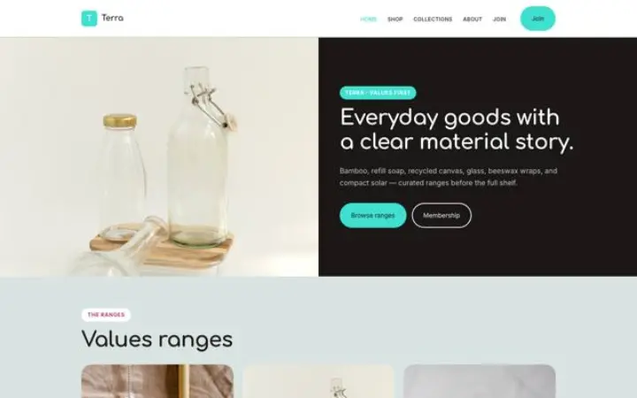 Website für Öko